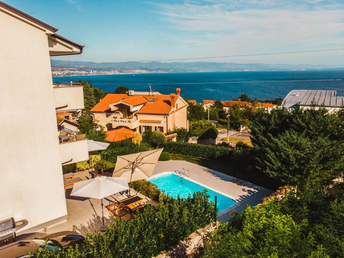 Pool Apartment Maurina Ičići Exterior foto