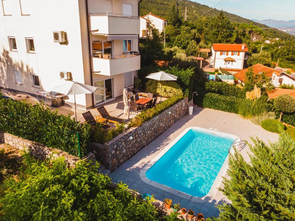 Pool Apartment Maurina Ičići Exterior foto